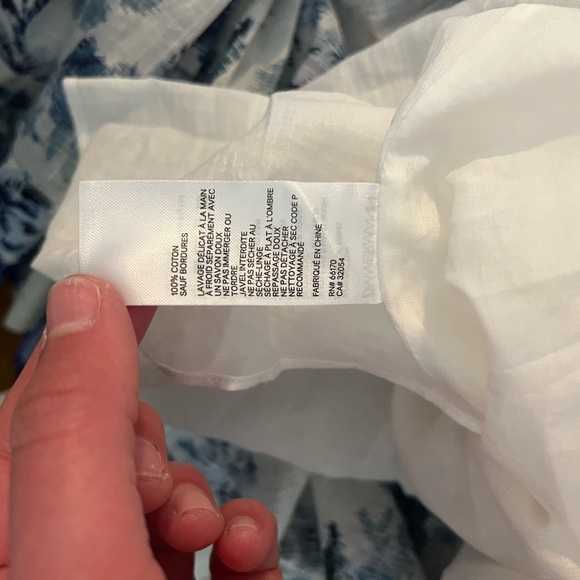 ZIMMERMANN Aliane Floral Cotton Voile Midi Dress - Blue - Picture 10 of 10